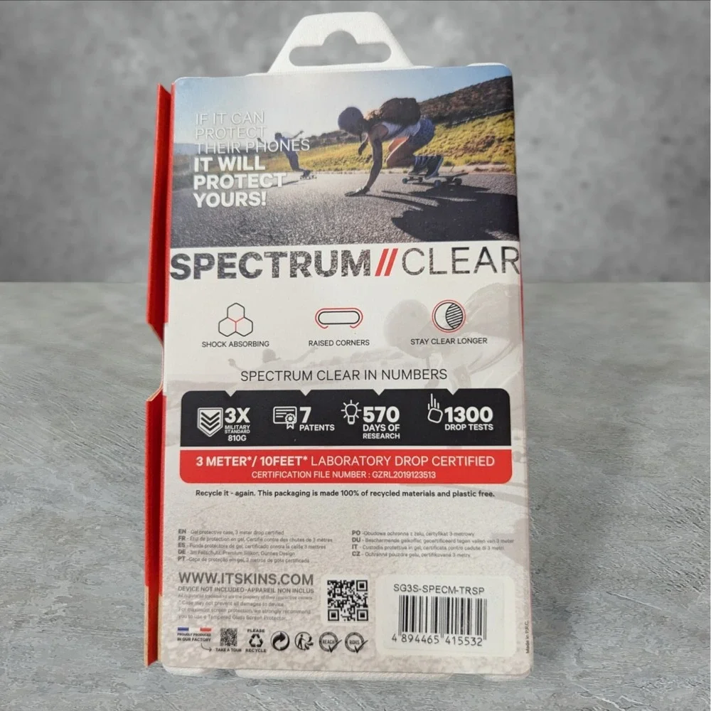 T2 Itskins Spectrum Clear Case for Samsung Galaxy S21 4G / 5G See Description